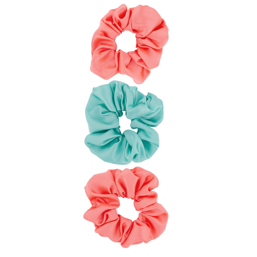 Große Satin-Scrunchies